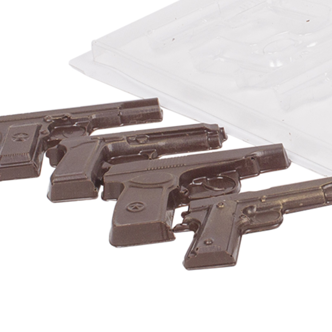 картинка Набор пистолетов, барельеф малый, форма пластиковая от магазина KADZAMA