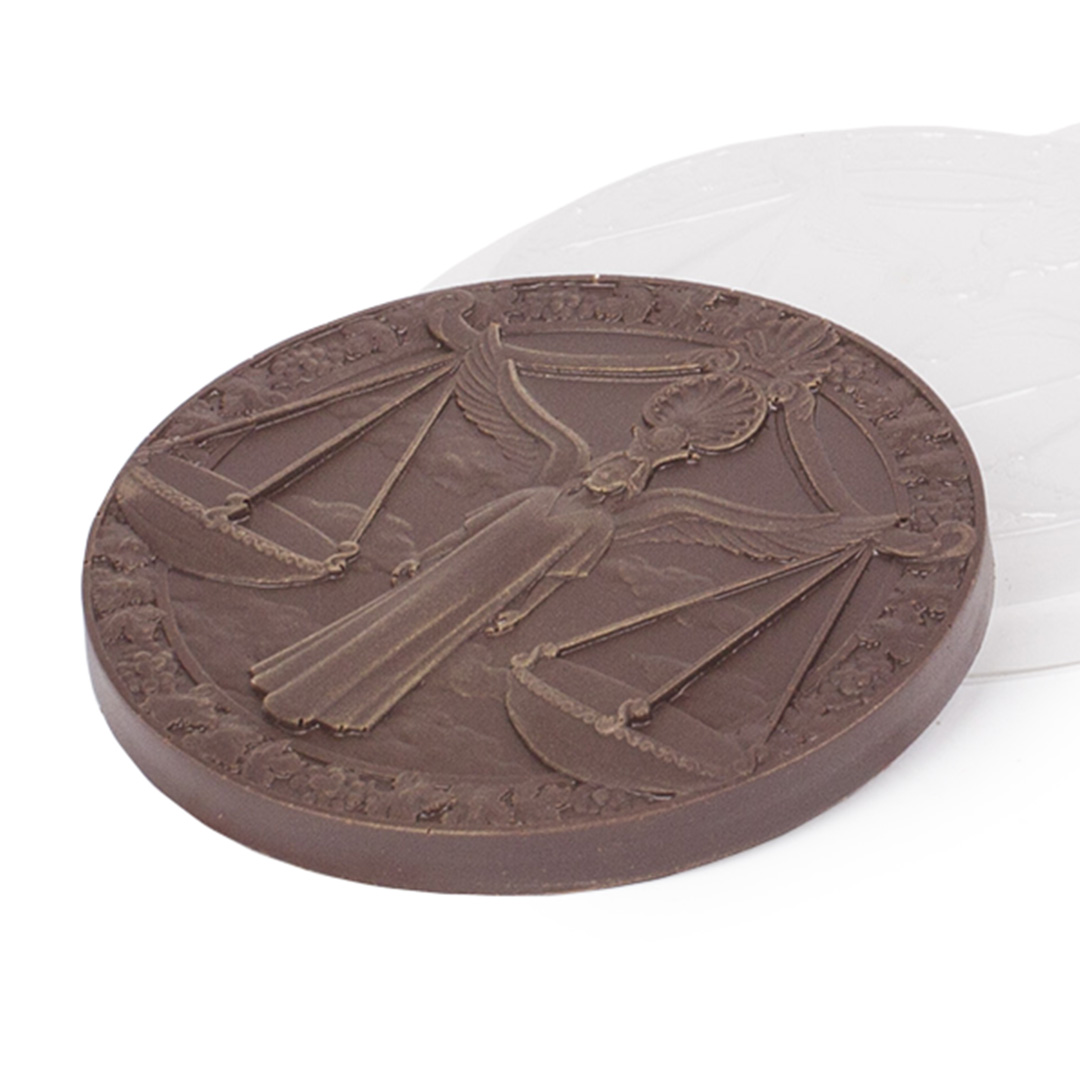 картинка Весы гороскоп, медаль, форма пластиковая от магазина KADZAMA